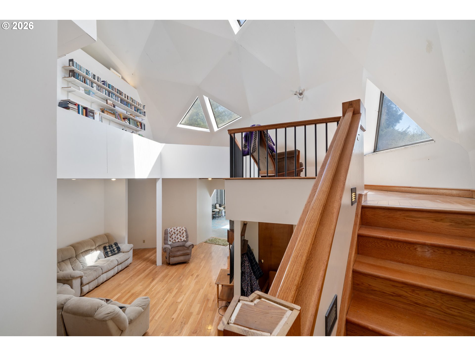 2500 Whiskey Creek Road Tillamook, OR 97141 - Photo 10 of 46 a living room with furniture and a wooden floor
