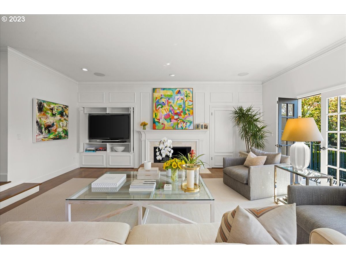7470 Southwest Westgate Way Portland, OR 97225 - Photo 8 of 41 a living room with furniture and a flat screen tv