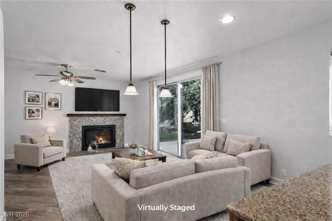 135 Broken Putter Way Las Vegas, NV 89148 - Photo 12 of 40 virtually staged to show this as great room