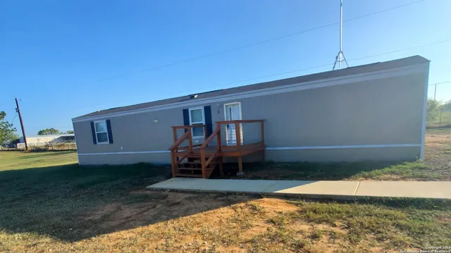 a backyard of a house