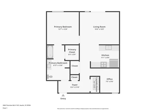 $2,900 | 2505 Thornton Road, Unit 1107, Austin, TX 78704
