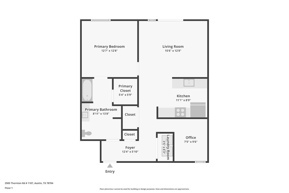 2505 Thornton Road, Unit 1107 Austin, TX 78704 - Photo 32 of 32 a picture of a bench in a building