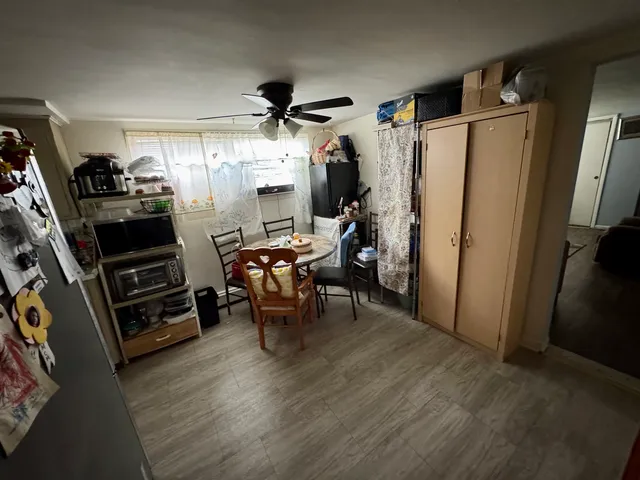 a view of a storage & utility room with stuff