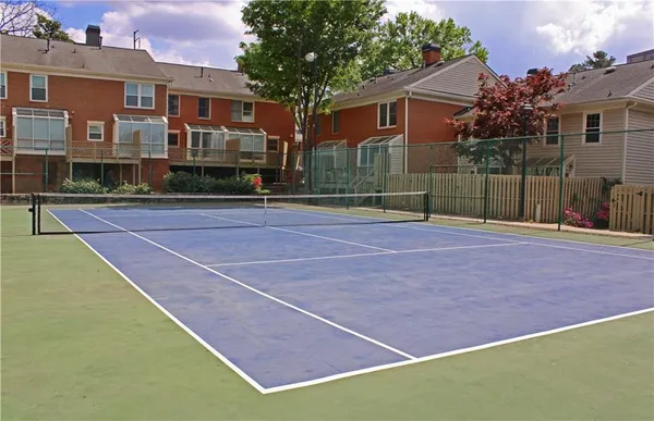 a view of a tennis court