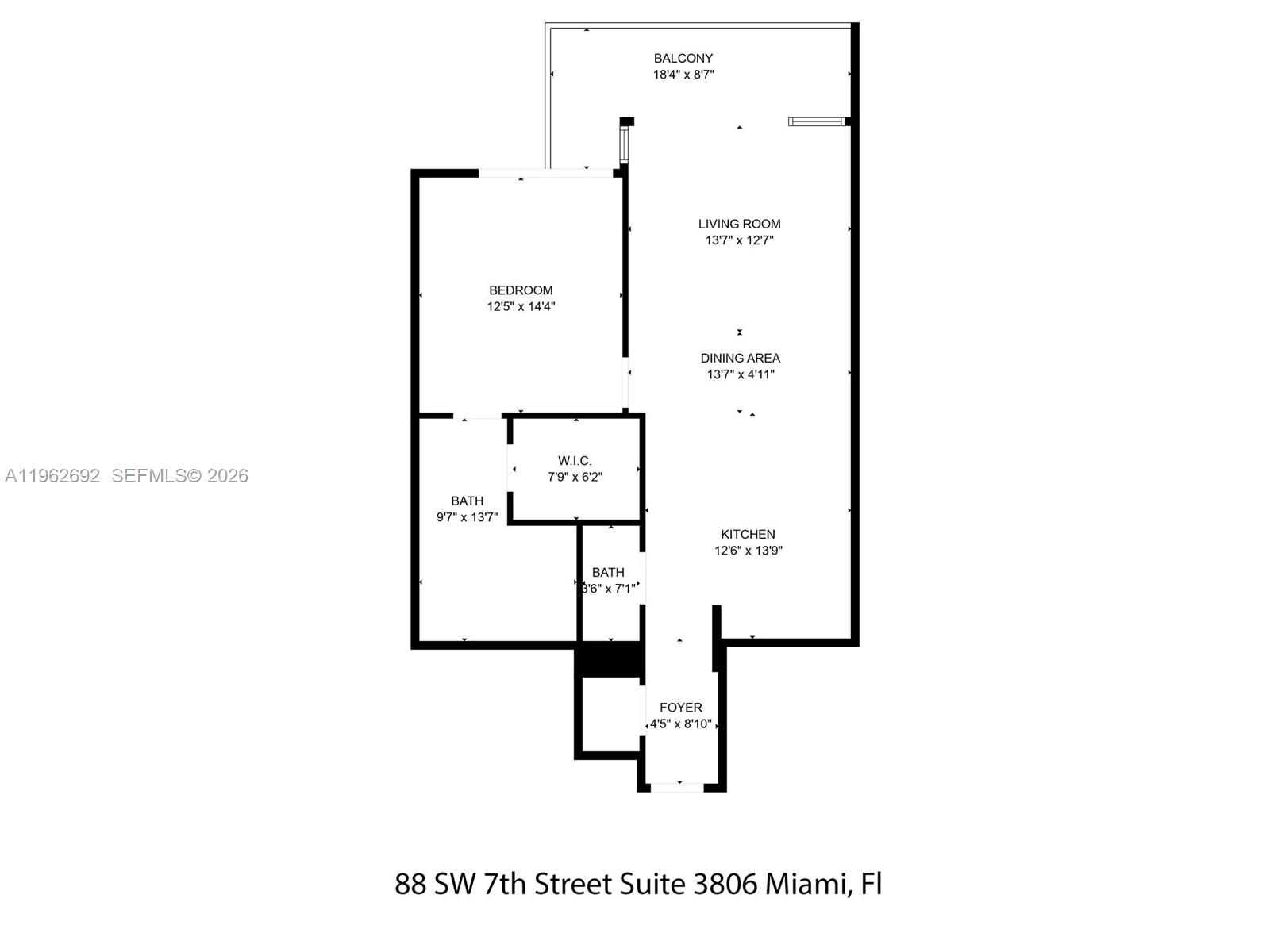 88 Southwest 7th Street, Unit 3806 Miami, FL 33130 - Photo 24 of 24