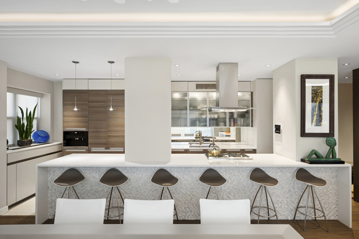 2 5th Avenue, Unit 14R Manhattan, NY 10011 - Photo 3 of 21 a living room with furniture and a large window