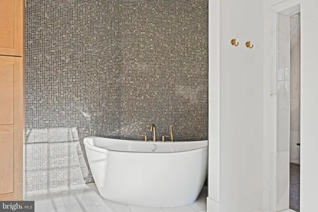 a view of swimming pool with outdoor seating and trees