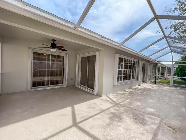 a view of a house with a large space