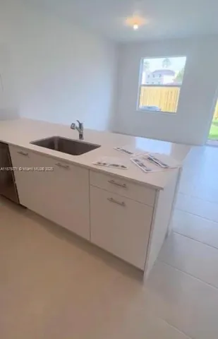 a room with a sink