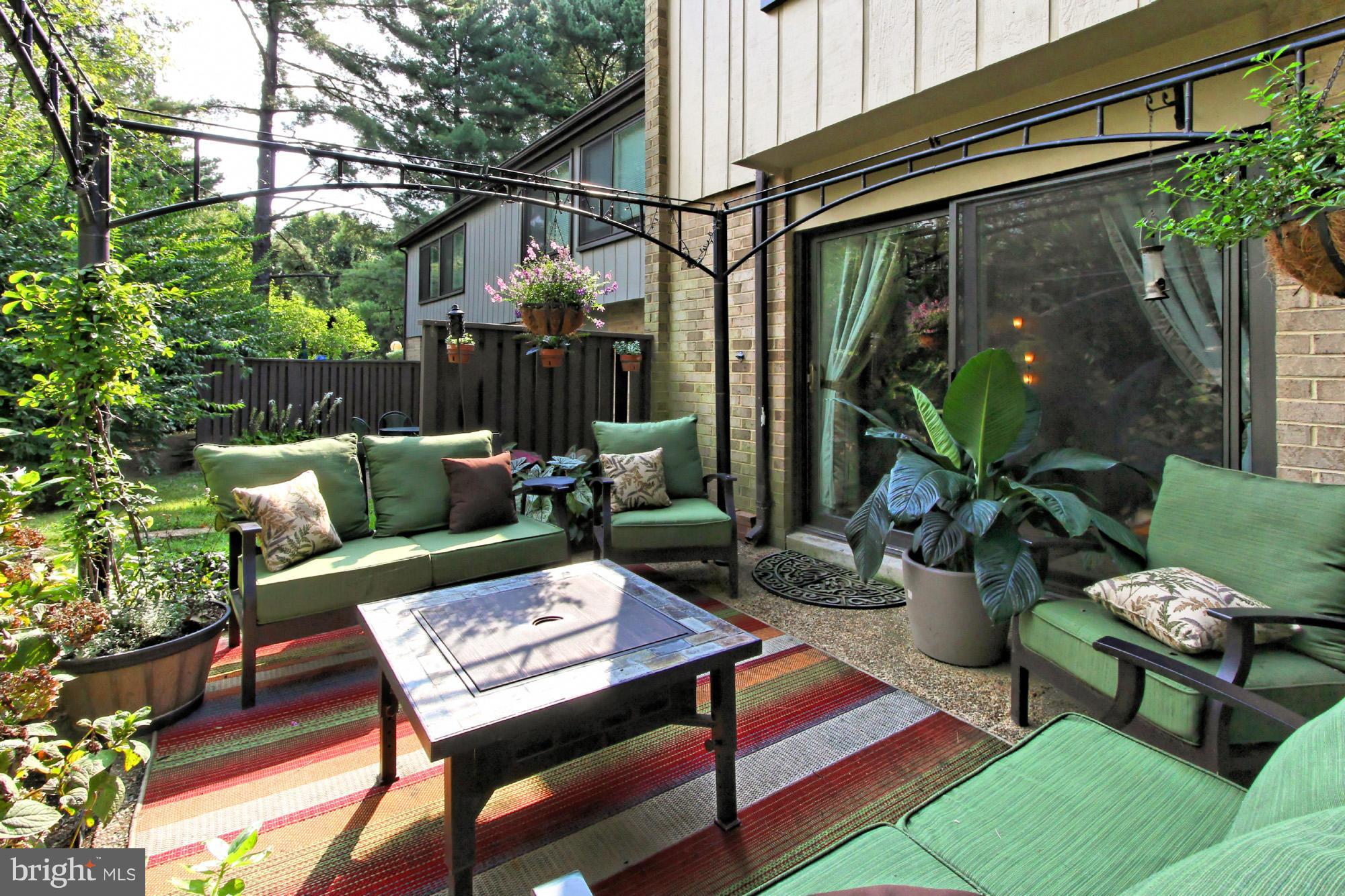 1745 Ivy Oak Square Reston, VA 20190 - Photo 29 of 30 Rear Private Patio and Sanctuary