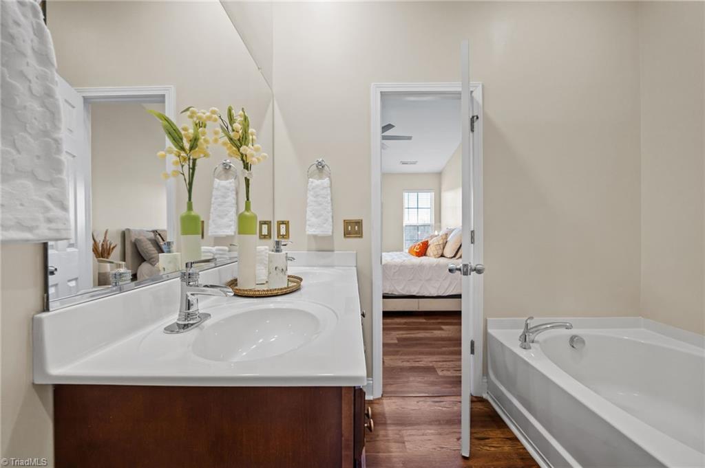 3464 Basalt Court High Point, NC 27265 - Photo 30 of 40 Separate tub and shower configuration for added convenience and functionality.