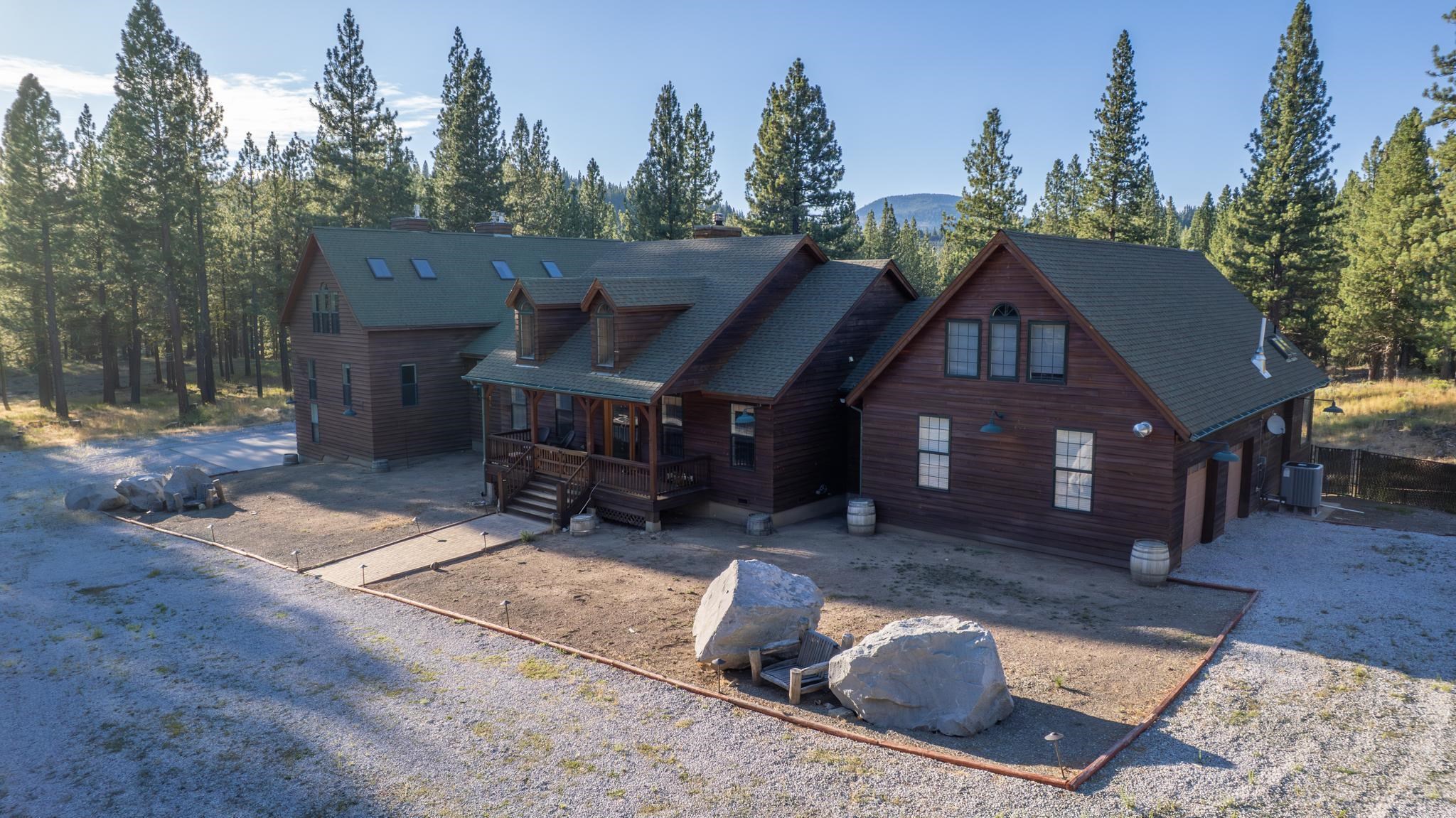 1341 Valley Ranch Drive Clio, CA 96106 - Photo 43 of 50 a view of a house with a yard