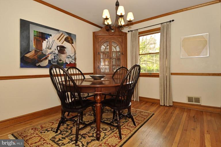 10003 Raynor Road Silver Spring, MD 20901 - Photo 12 of 28 a view of a dining room with furniture wooden floor and chandelier