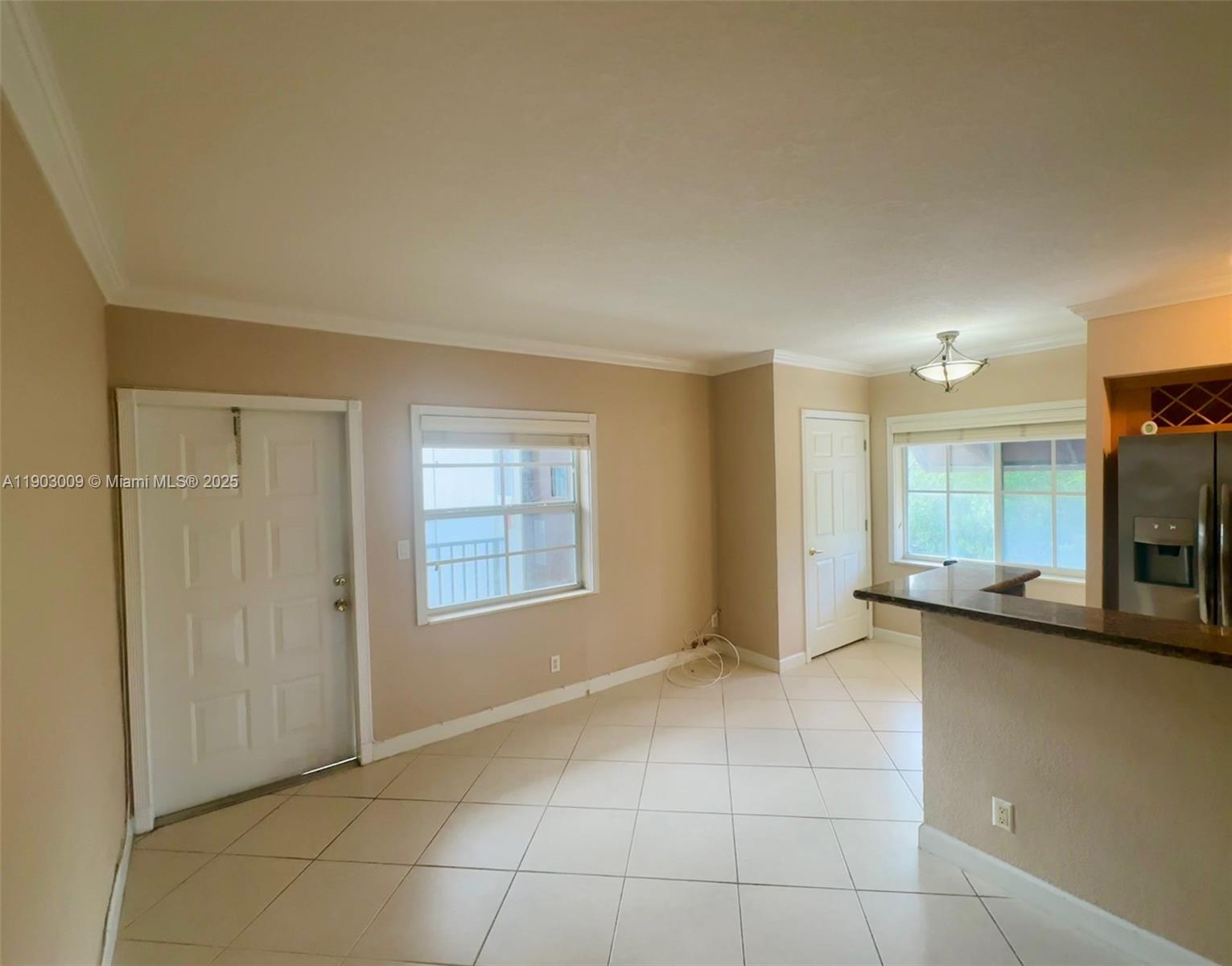 924 Southeast 2nd Street, Unit 9 Fort Lauderdale, FL 33301 - Photo 4 of 19 a view of an empty room with a fireplace and a window