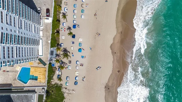 a view of a city with tall buildings