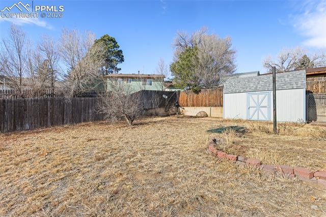 1620 Winnebago Road Colorado Springs, CO 80915 - Photo 20 of 25 Backyard with 1 shed