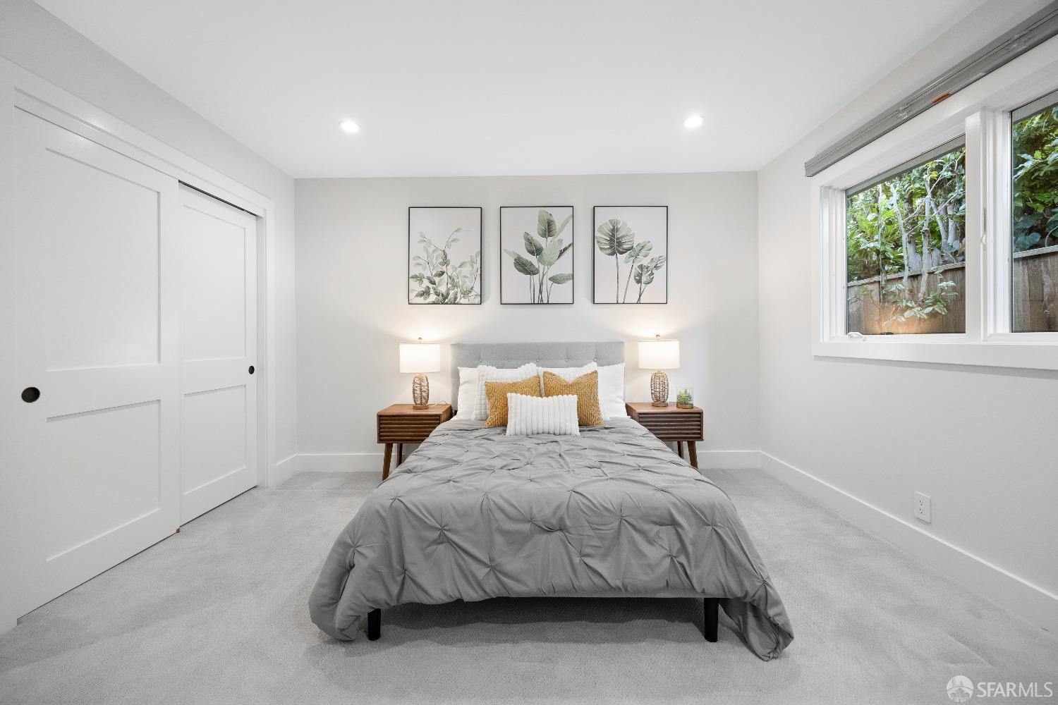 1270 Roble Road Millbrae, CA 94030 - Photo 29 of 61 a bedroom with a bed and a window