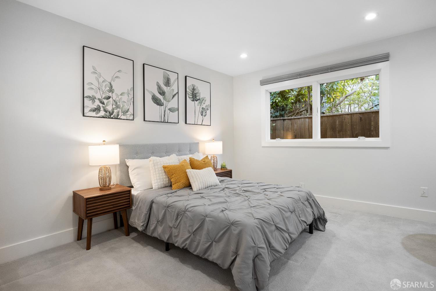 1270 Roble Road Millbrae, CA 94030 - Photo 30 of 61 a bedroom with a bed and a window