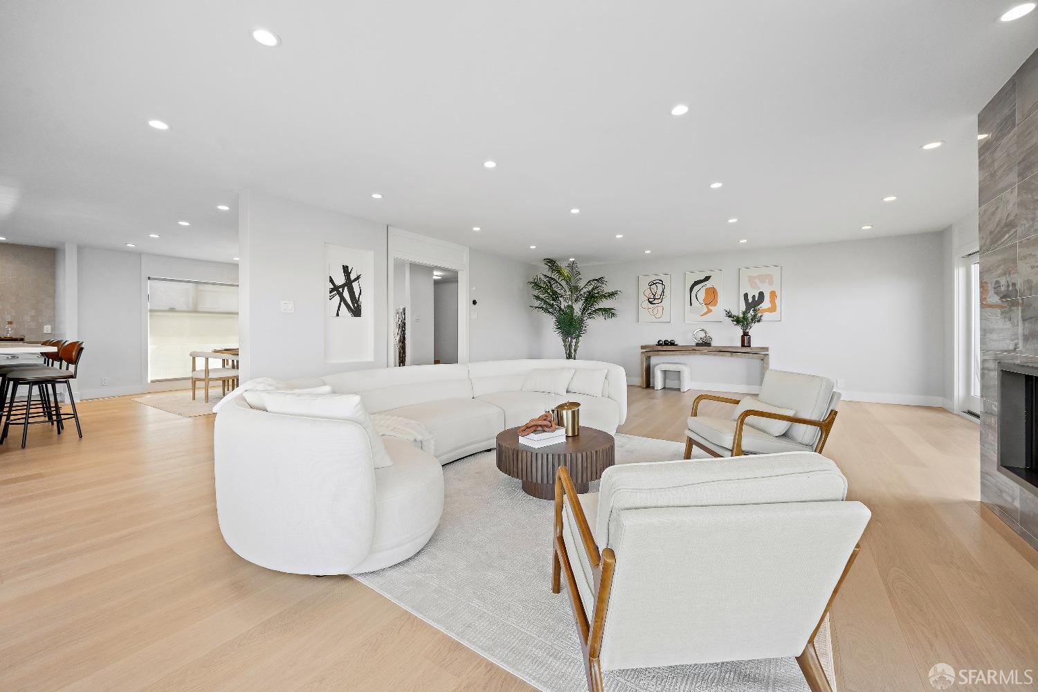 1270 Roble Road Millbrae, CA 94030 - Photo 8 of 61 a living room with furniture and a table