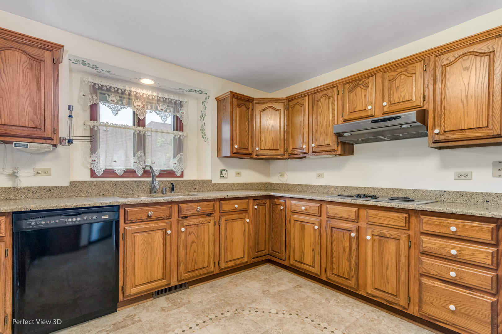 1 Genesee Court Bolingbrook, IL 60440 - Photo 9 of 29 a kitchen with stainless steel appliances granite countertop wooden cabinets a sink and dishwasher