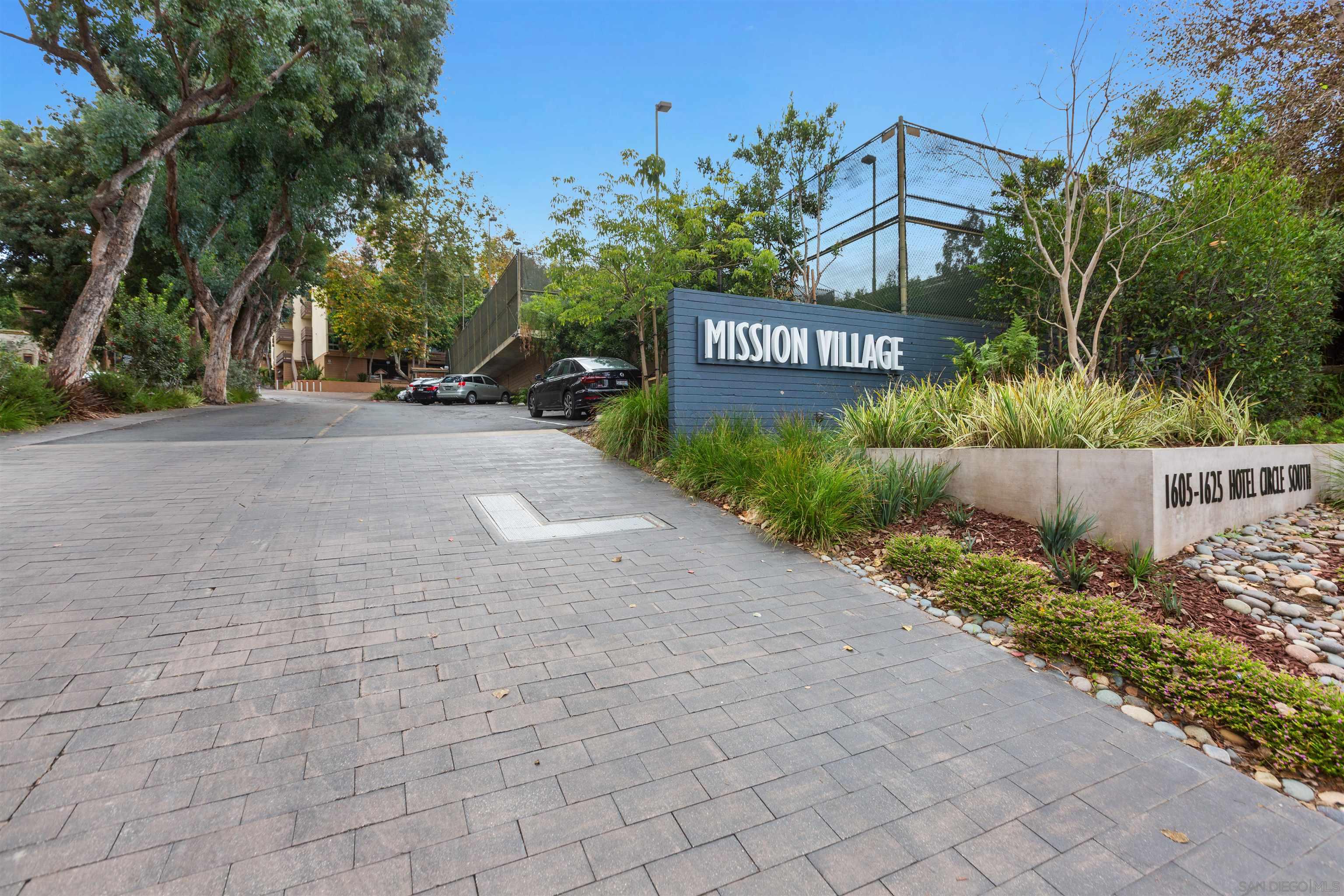 1621 Unit E 217, Unit E217 San Diego, CA 92108 - Photo 25 of 45 a view of sign board with flower around