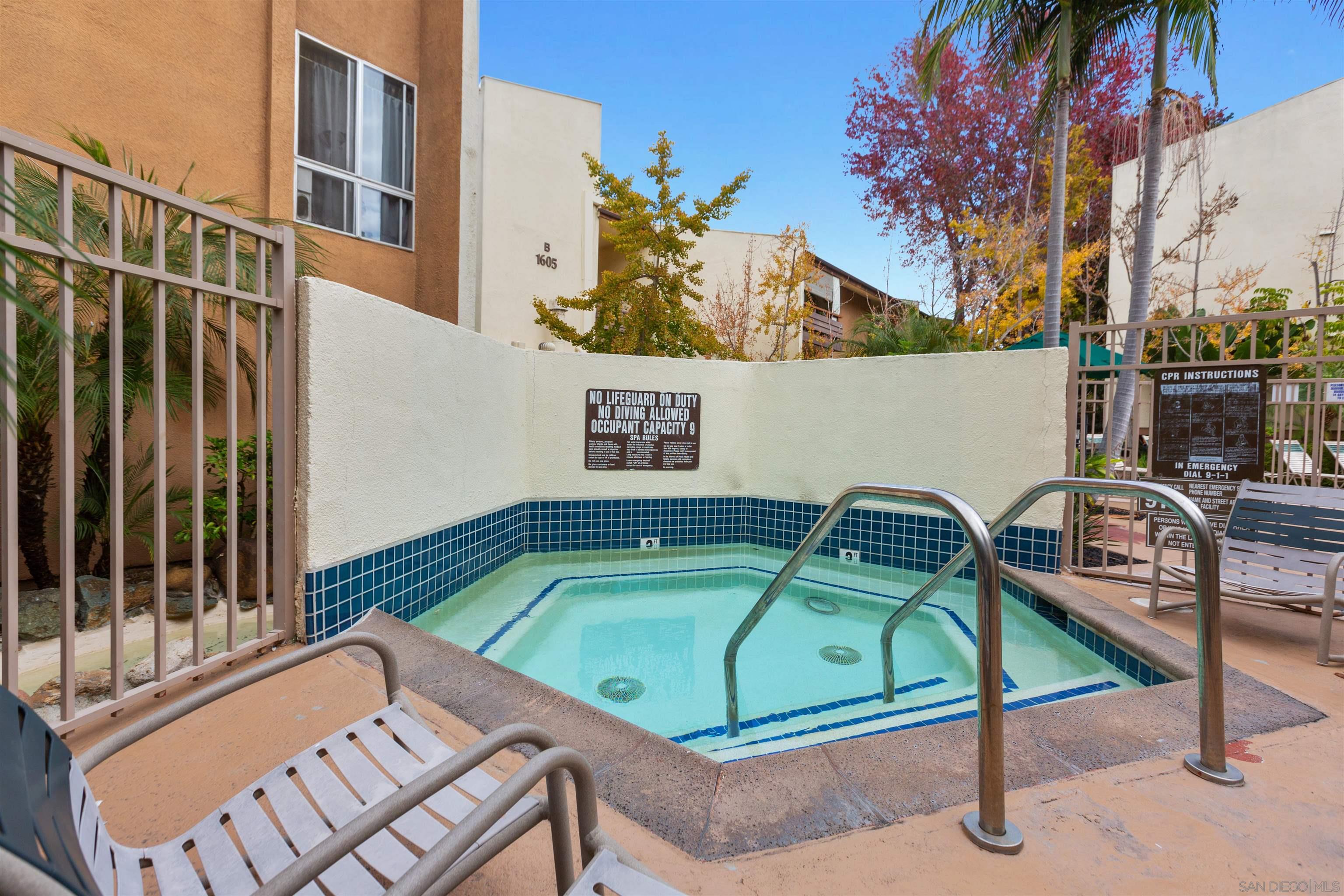 1621 Unit E 217, Unit E217 San Diego, CA 92108 - Photo 33 of 45 a view of a chairs in a balcony