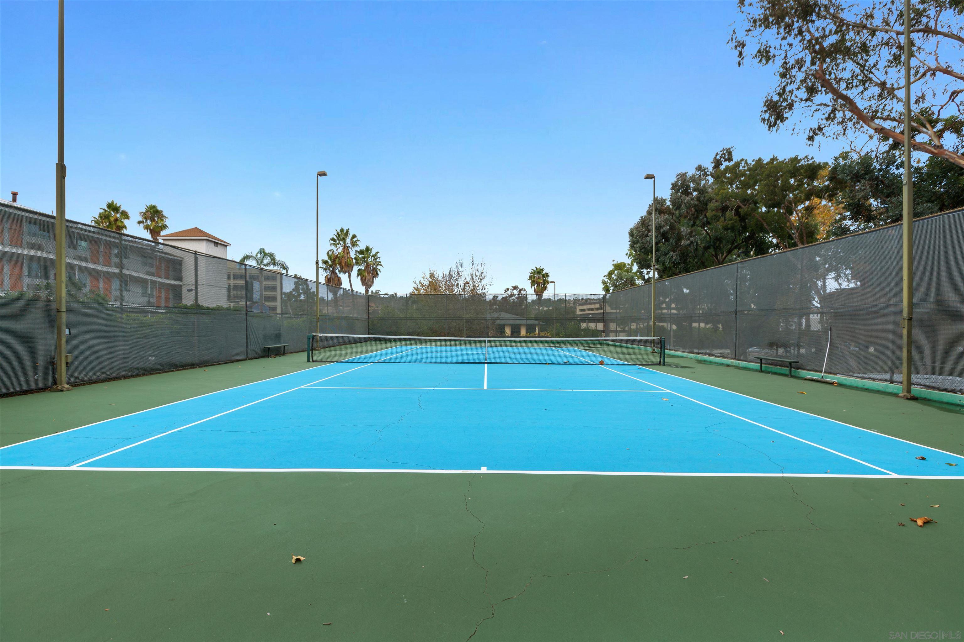 1621 Unit E 217, Unit E217 San Diego, CA 92108 - Photo 35 of 45 a view of a tennis court