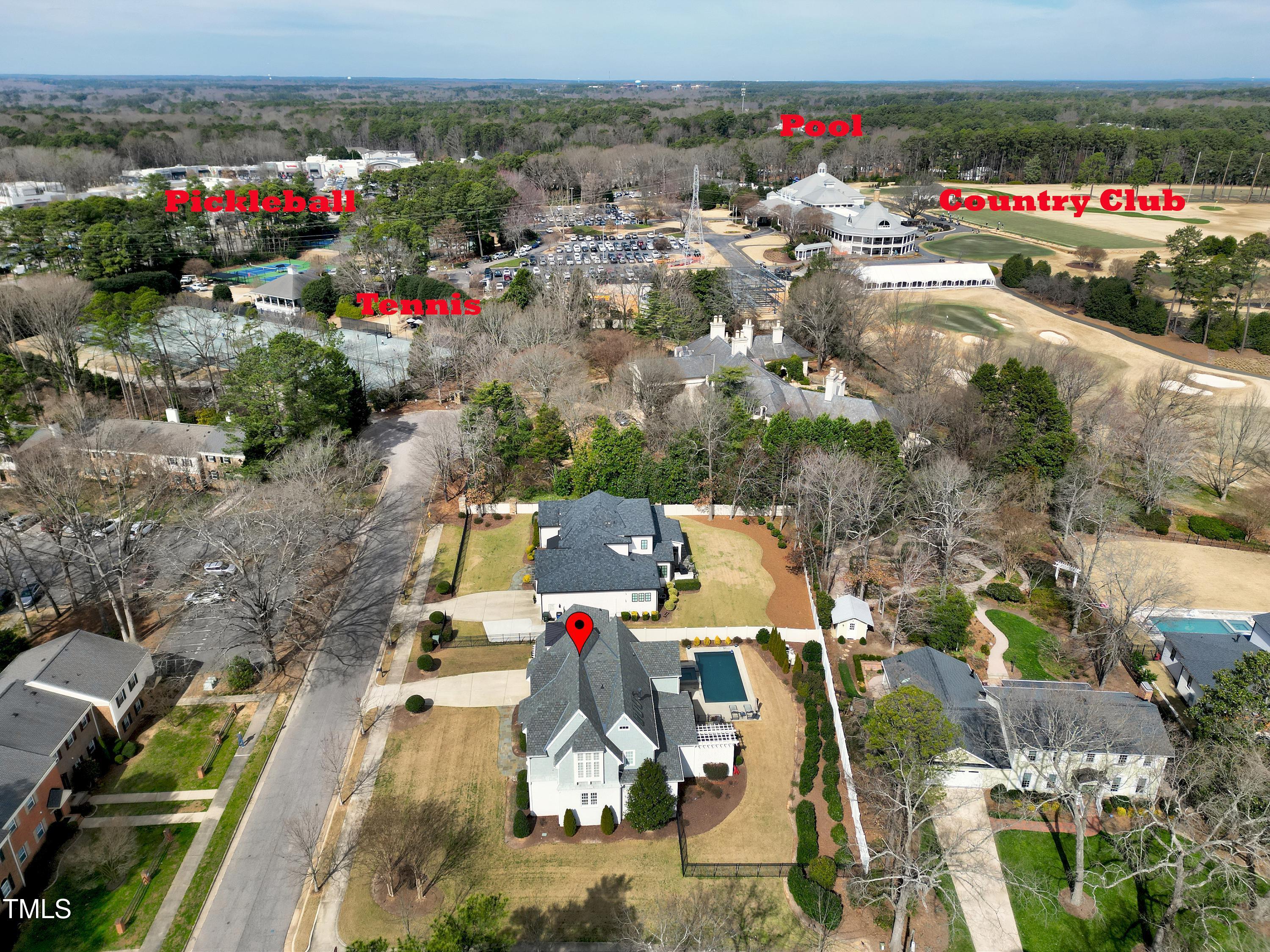6502 New Market Way Raleigh, NC 27615 - Photo 49 of 54 Aerial-6