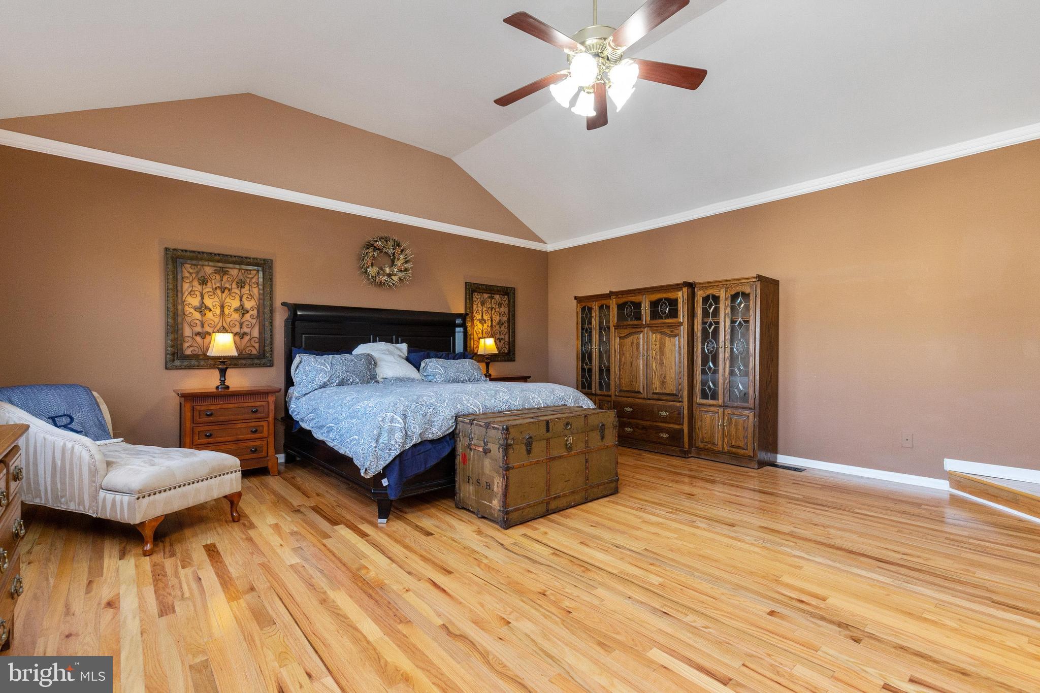12332 Washington Brice Road Fairfax, VA 22033 - Photo 33 of 54 Owner's Bedroom with Ceiling Fan and Light Kit!