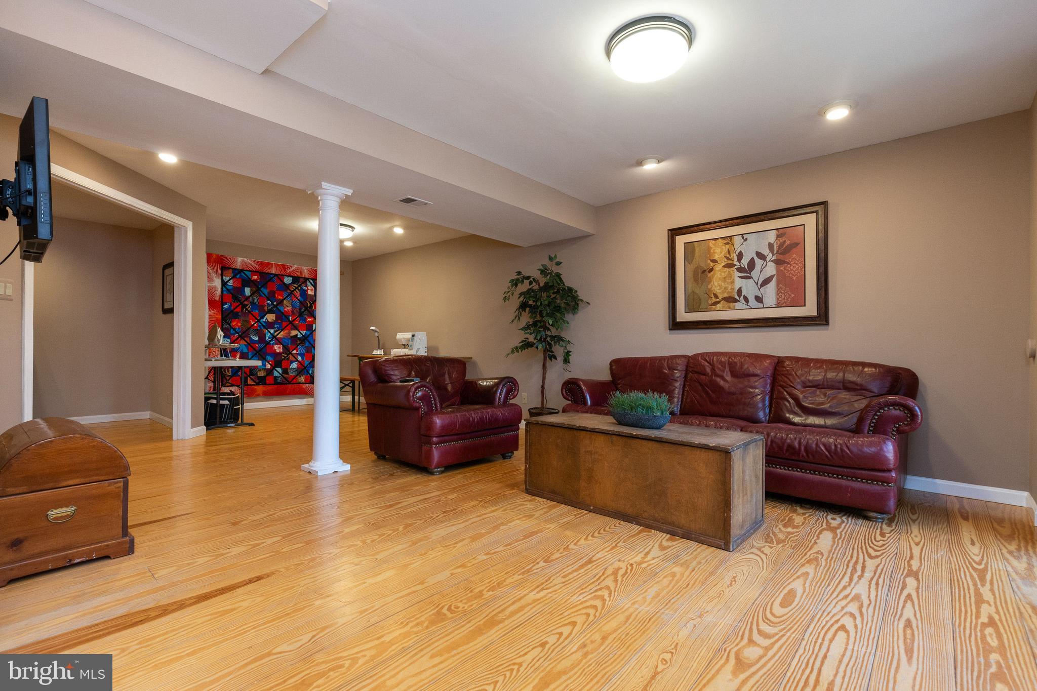 12332 Washington Brice Road Fairfax, VA 22033 - Photo 45 of 54 Basement Rec Room Looking to Craft/Game Corner!