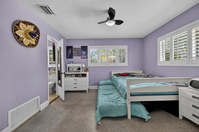 a room with furniture and a window