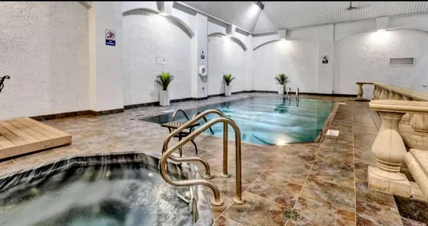 a view of a swimming pool