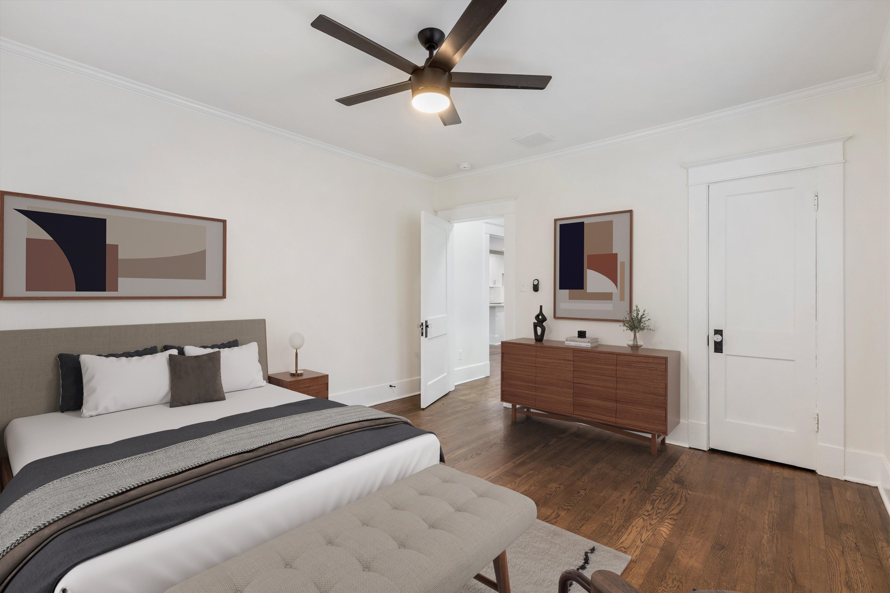 176 Plainview Street Memphis, TN 38111 - Photo 23 of 40 a bedroom with a bed and a flat tv screen