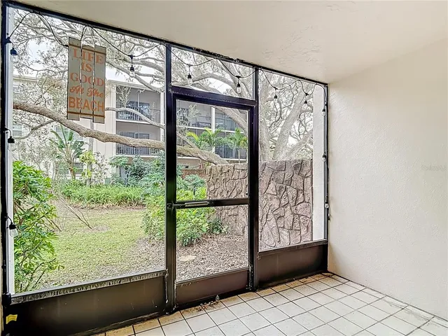 a view of front door