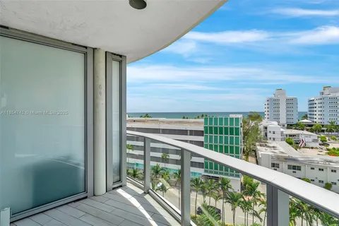 a view of balcony with city view