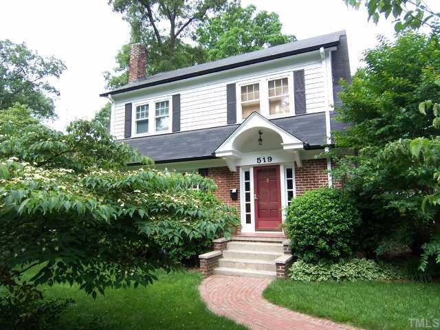 519 Gardner Street Raleigh, NC 27607 - Photo 1 of 12 This lovely home sits on the corner of Bedford Ave. and Gardner Street. The entry portico has a rising sun detail that faces east. Exterior Front