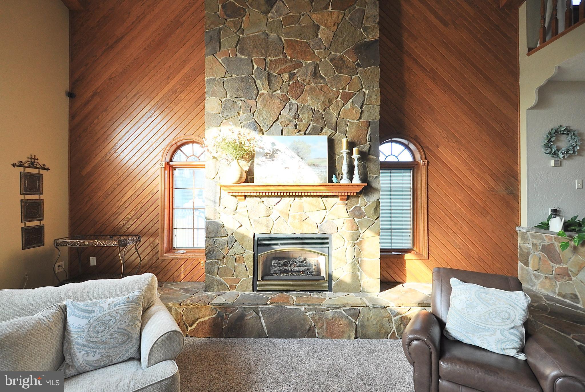 13370 South Eagle Valley Road Tyrone, PA 16686 - Photo 13 of 43 a living room with furniture and a fireplace