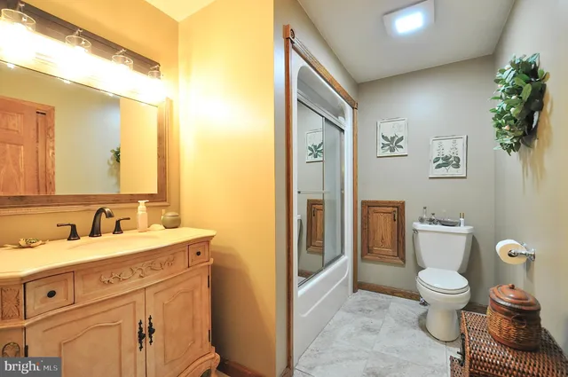 a view of a lobby with gym equipment