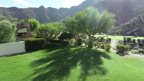 a view of a table with chairs