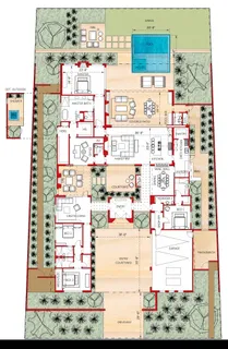 a view of a lake with a mountain