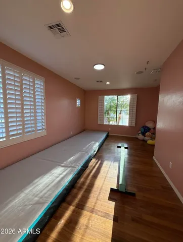 a utility room with a window dryer and washer