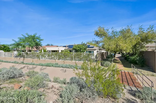 front view of a house with a small yard