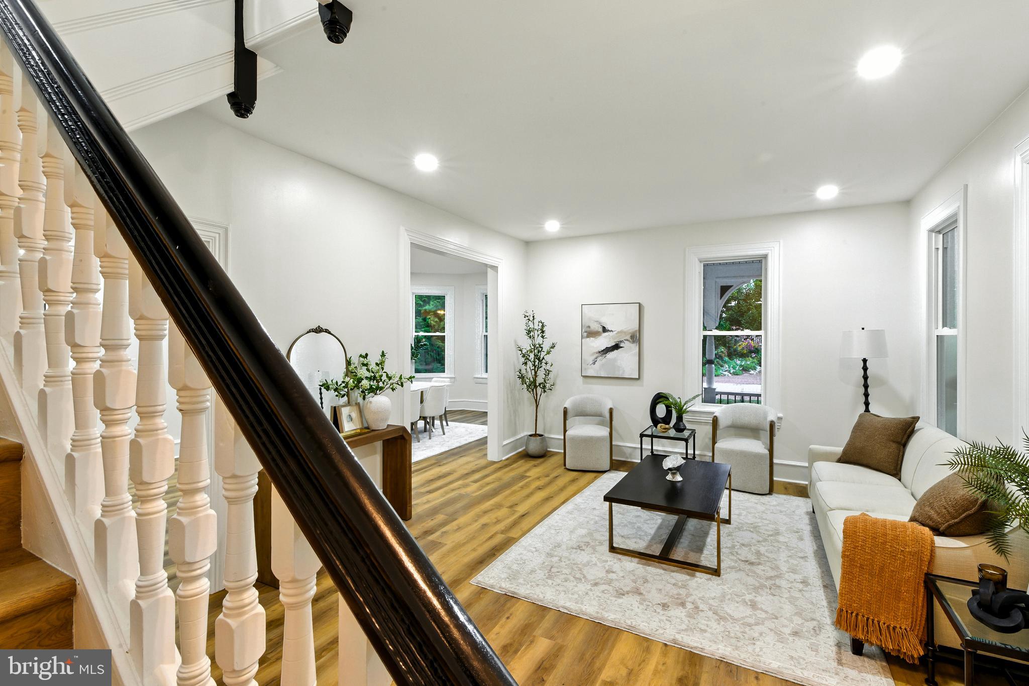 713 Main Street Riverton, NJ 08077 - Photo 14 of 36 a living room with furniture and wooden floor