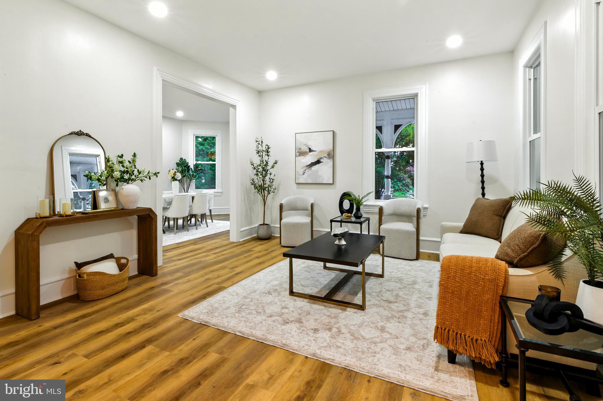 713 Main Street Riverton, NJ 08077 - Photo 3 of 36 a living room with furniture and wooden floor