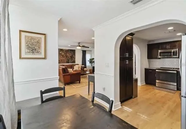 a view of a living room