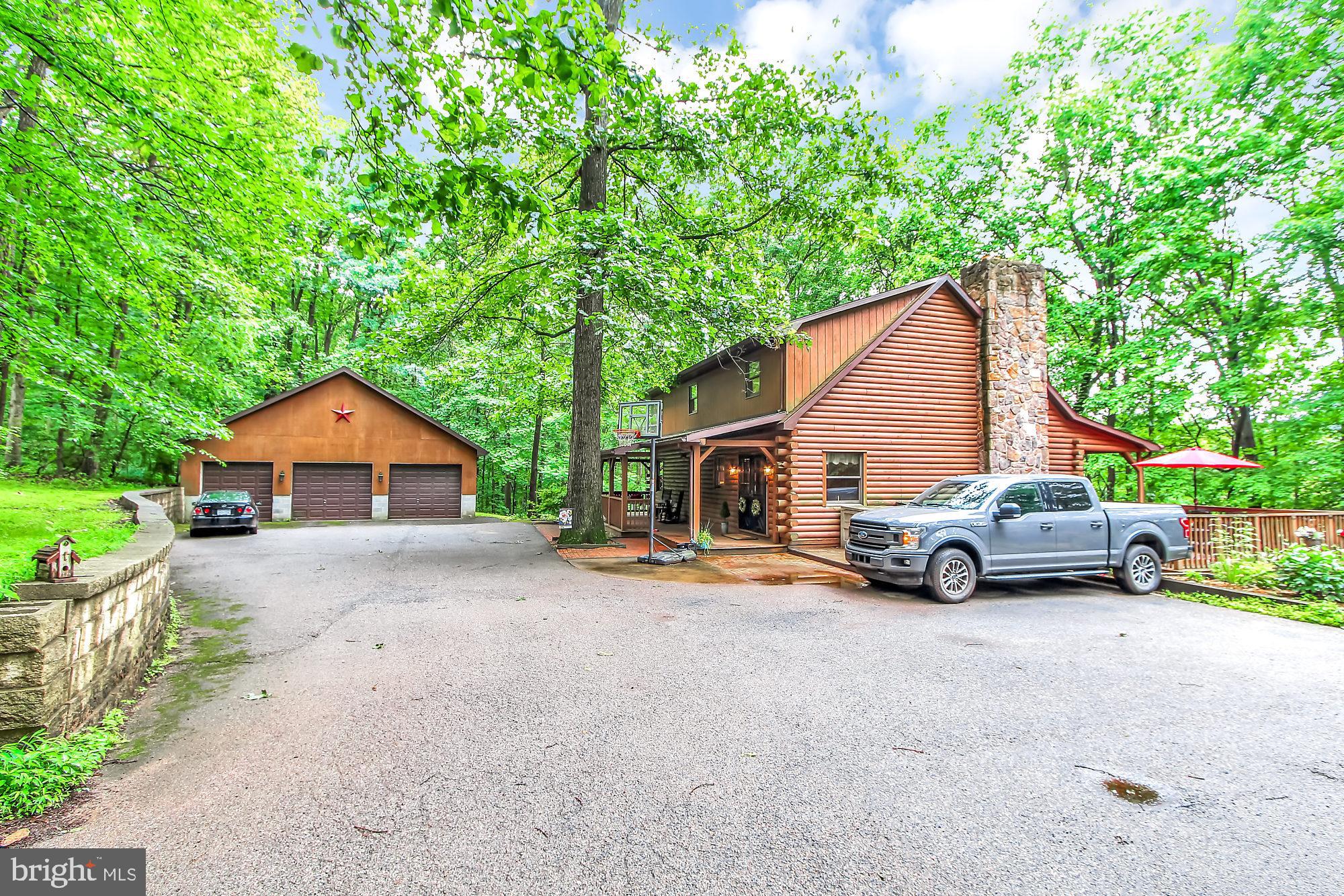 362 Bacon Road Red Lion, PA 17356 - Photo 1 of 42 Secluded Log Home on 5+ Acres