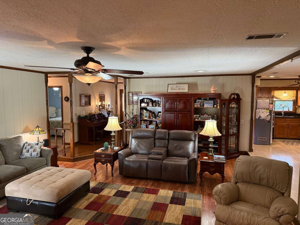 5686 Golden Isle West Baxley, GA 31513 - Photo 55 of 122 a living room with furniture and a ceiling fan