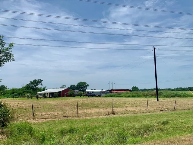 a view of a lake with houses