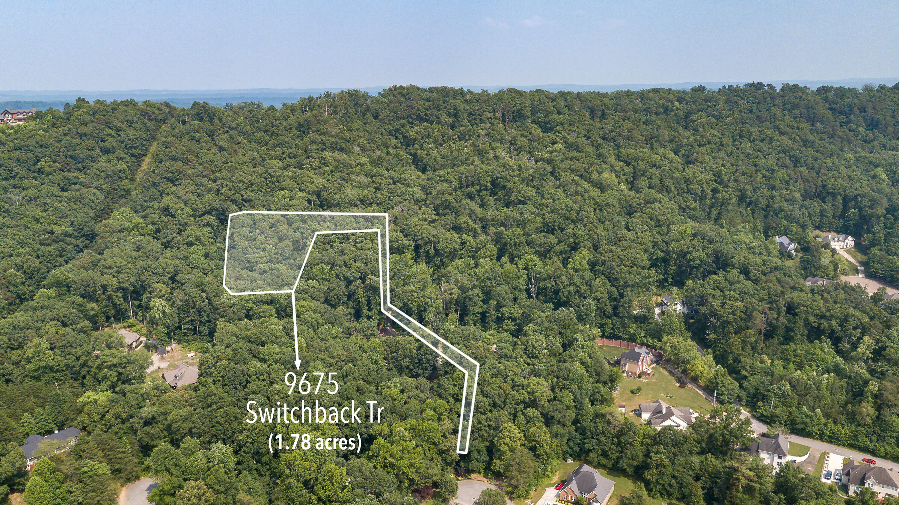 9675 Switchback Trail Ooltewah, TN 37363 - Photo 1 of 24 2822 Waterfall Tr_Aerial_Switchback Solo