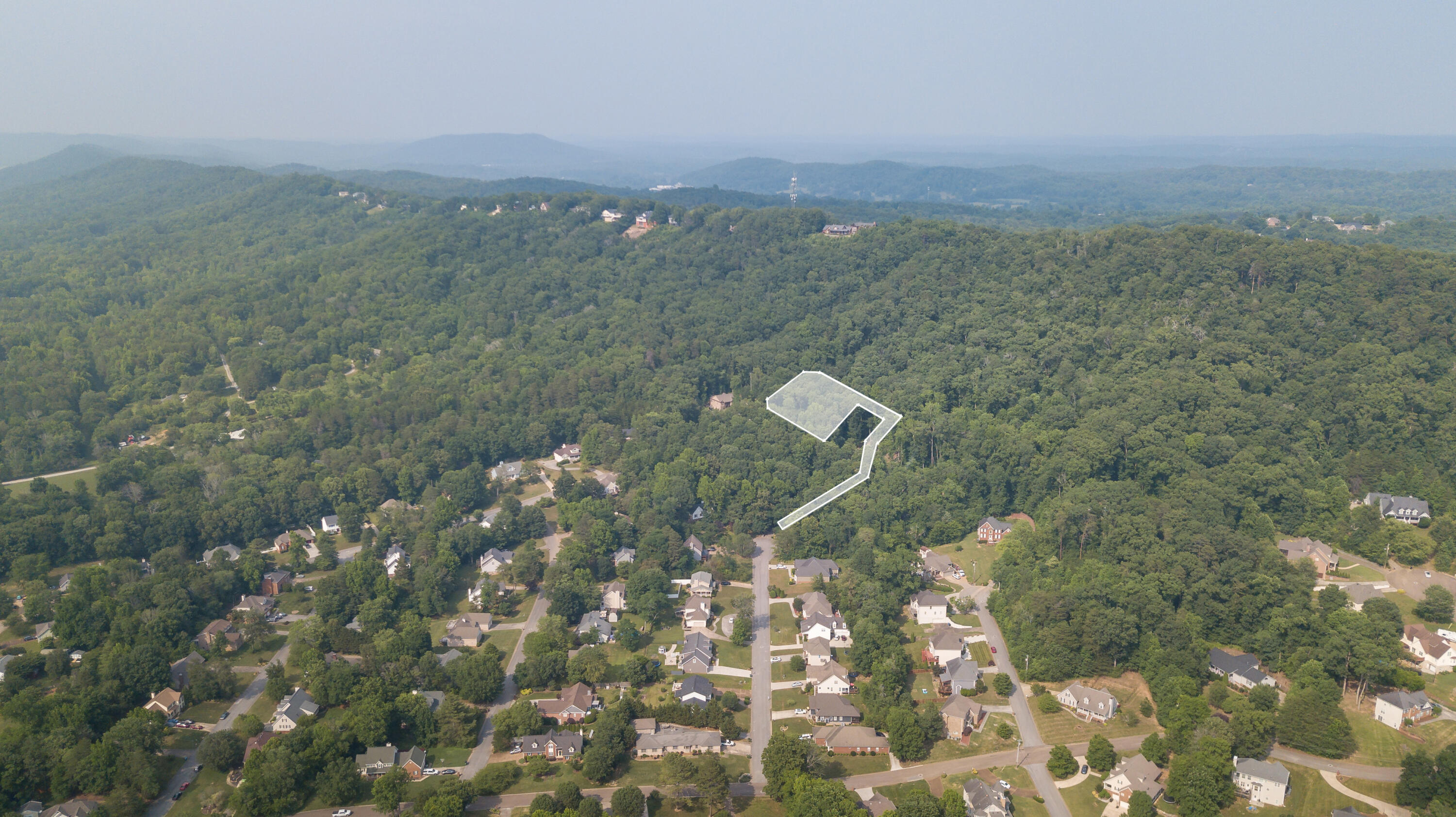 9675 Switchback Trail Ooltewah, TN 37363 - Photo 2 of 24 2822 Waterfall Tr_Aerial 12_labeled